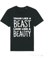 Tricou STANLEY STELLA barbat Train like a beast Negru