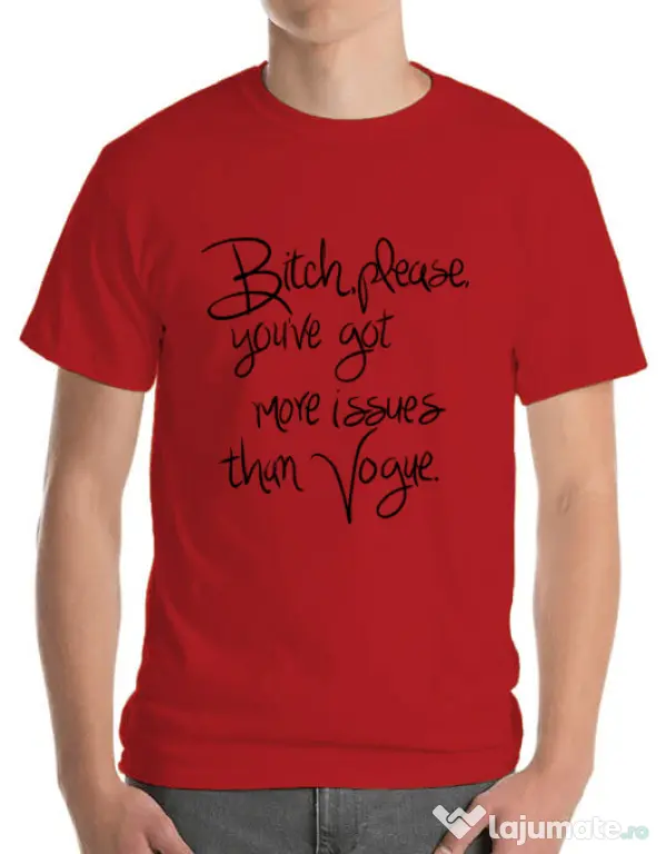 Tricou ADLER barbat Vogue issues Rosu