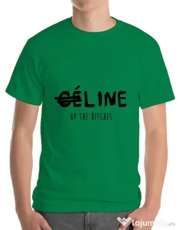 Tricou ADLER barbat Line up bitches Verde mediu