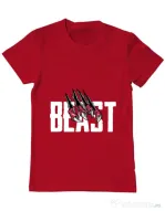 Tricou ADLER barbat Beast Rosu