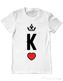 Tricou ADLER barbat King Alb