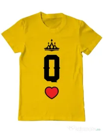 Tricou ADLER barbat Queen Galben