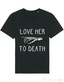 Tricou STANLEY STELLA barbat Love her to death Negru