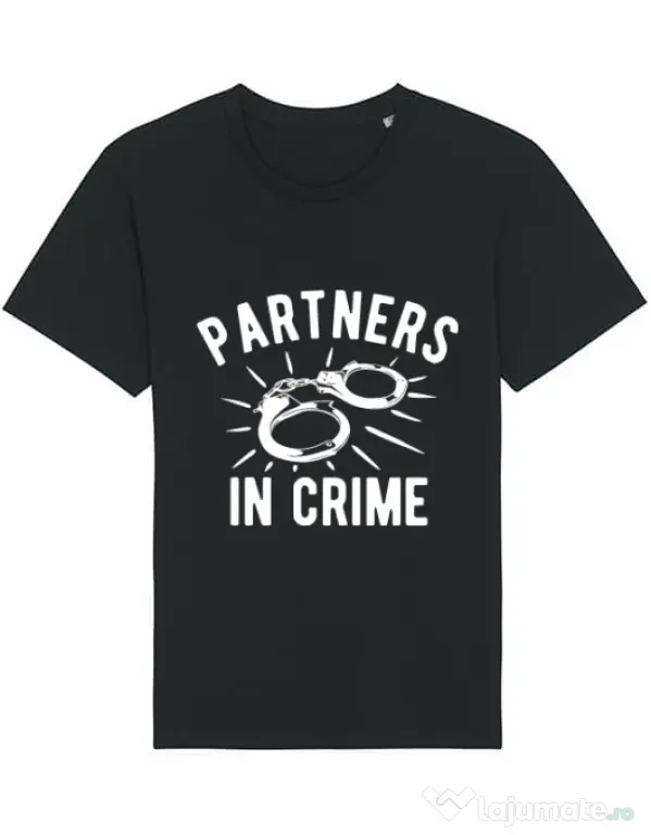 Tricou STANLEY STELLA barbat Partners in crime 2 Negru