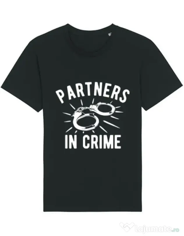 Tricou STANLEY STELLA barbat Partners in crime 2 Negru