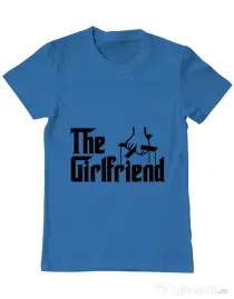 Tricou ADLER barbat The girlfriend Albastru azuriu