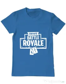 Tricou ADLER barbat Battle royale Albastru azuriu
