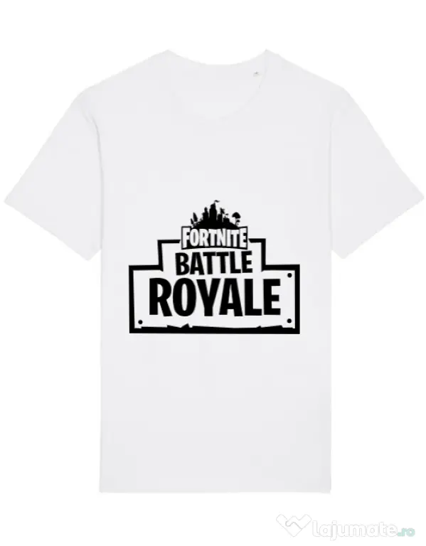 Tricou STANLEY STELLA barbat Battle royale 2 Alb