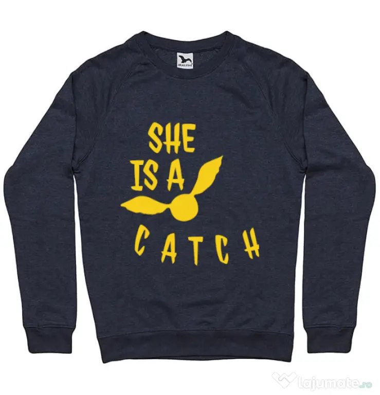Bluza ADLER barbat She is a catch Denim inchis