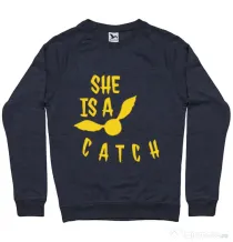 Bluza ADLER barbat She is a catch Denim inchis