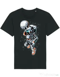 Tricou STANLEY STELLA barbat Astronaut Negru