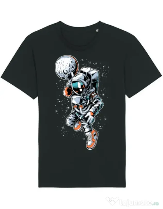 Tricou STANLEY STELLA barbat Astronaut Negru