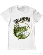 Tricou ADLER barbat Bass jumpers drop a line Alb