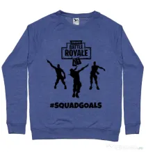 Bluza ADLER barbat Squad goals Albastru melanj