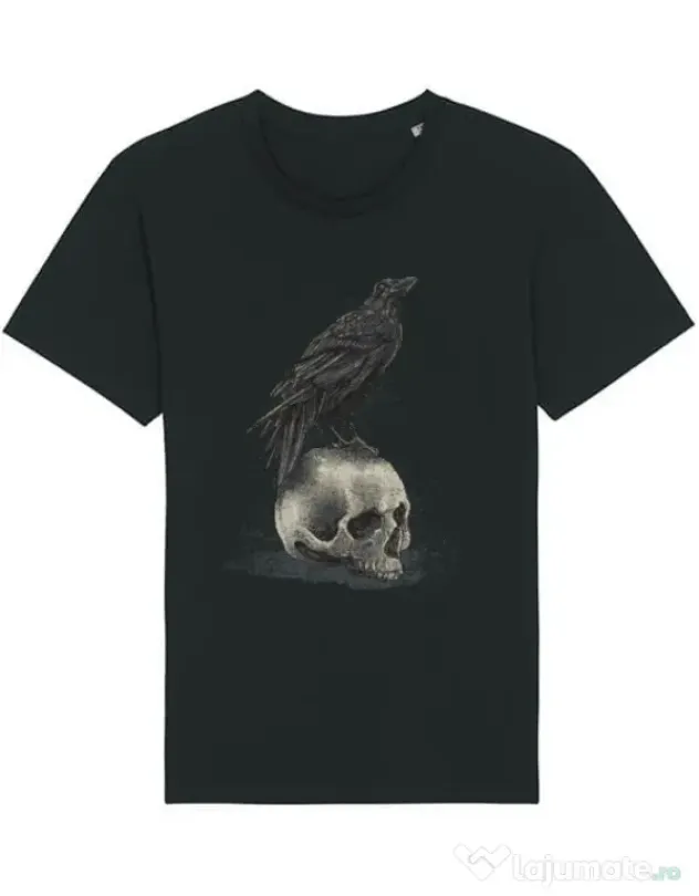 Tricou STANLEY STELLA barbat Crow skull Negru