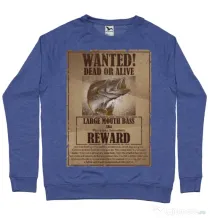 Bluza ADLER barbat Dead or alive Albastru melanj