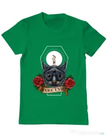 Tricou ADLER barbat Pure evil Verde mediu