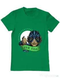 Tricou ADLER barbat Shape of water Verde mediu