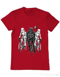 Tricou ADLER barbat Star bikers Rosu