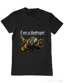 Tricou ADLER barbat Destroyer Negru