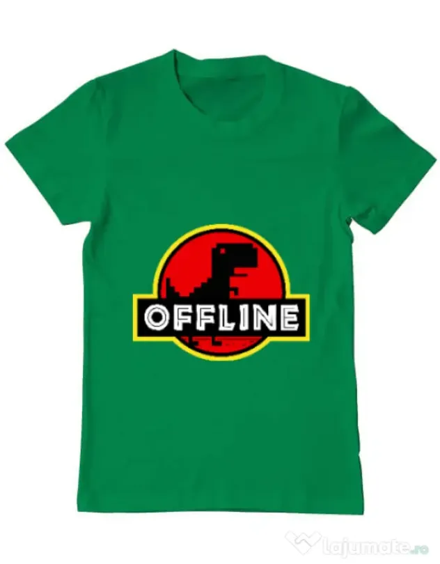 Tricou ADLER barbat Offline Verde mediu