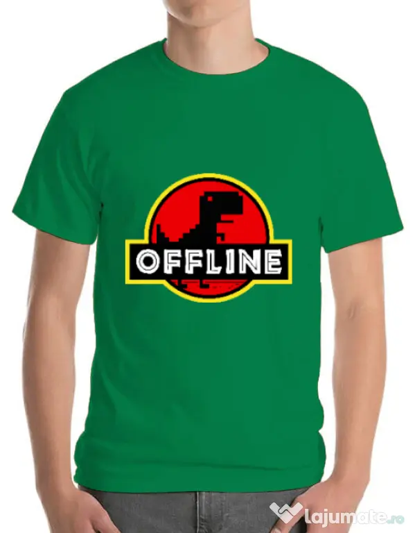 Tricou ADLER barbat Offline Verde mediu