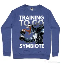 Bluza ADLER barbat Venom training Albastru melanj