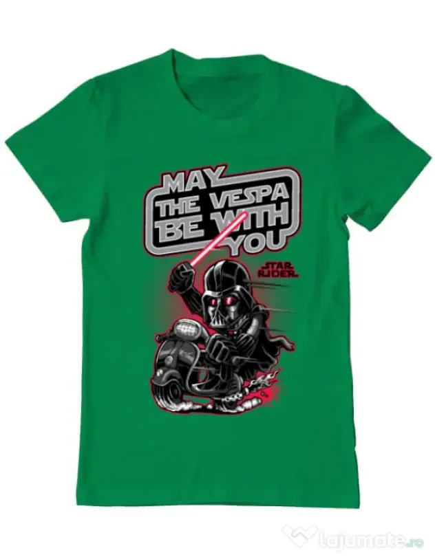 Tricou ADLER barbat Star rider Verde mediu