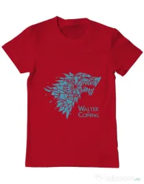 Tricou ADLER barbat Walter is coming Rosu