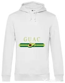 Hoodie barbat cu gluga Guac Alb