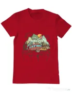 Tricou ADLER barbat Adventure Rosu