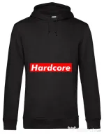 Hoodie barbat cu gluga Hardcore Negru