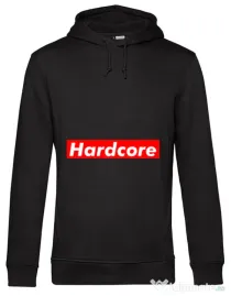 Hoodie barbat cu gluga Hardcore Negru