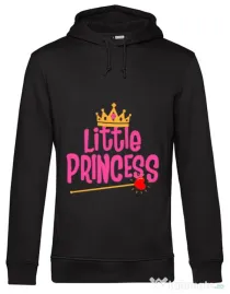 Hoodie barbat cu gluga Little Princess Negru