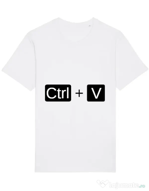 Tricou STANLEY STELLA barbat Ctrl Paste Alb