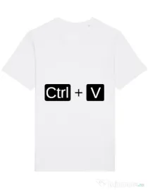 Tricou STANLEY STELLA barbat Ctrl Paste Alb