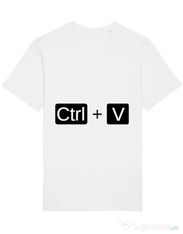Tricou STANLEY STELLA barbat Ctrl Paste Alb