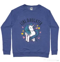 Bluza ADLER barbat Like daughter Albastru melanj