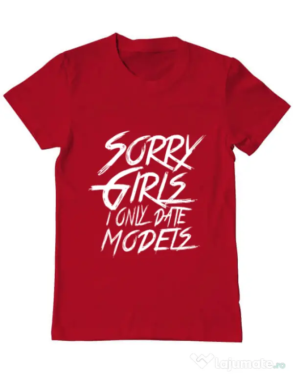 Tricou ADLER barbat Sorry girls Rosu