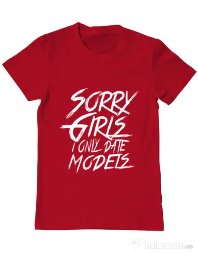 Tricou ADLER barbat Sorry girls Rosu
