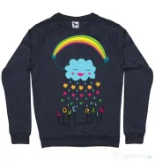 Bluza ADLER barbat Love rain Denim inchis