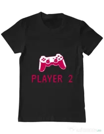 Tricou ADLER barbat Player 2 Negru