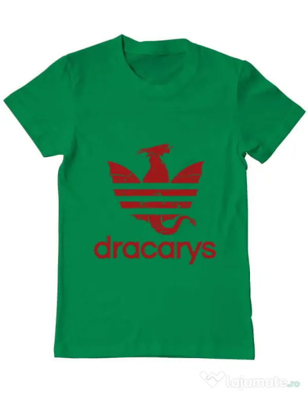 Tricou ADLER barbat Dracarys Verde mediu