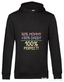 Hoodie barbat cu gluga Perfect baby Negru