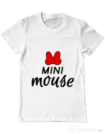 Tricou ADLER barbat Mini mouse Alb