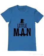 Tricou ADLER barbat Little man Albastru azuriu