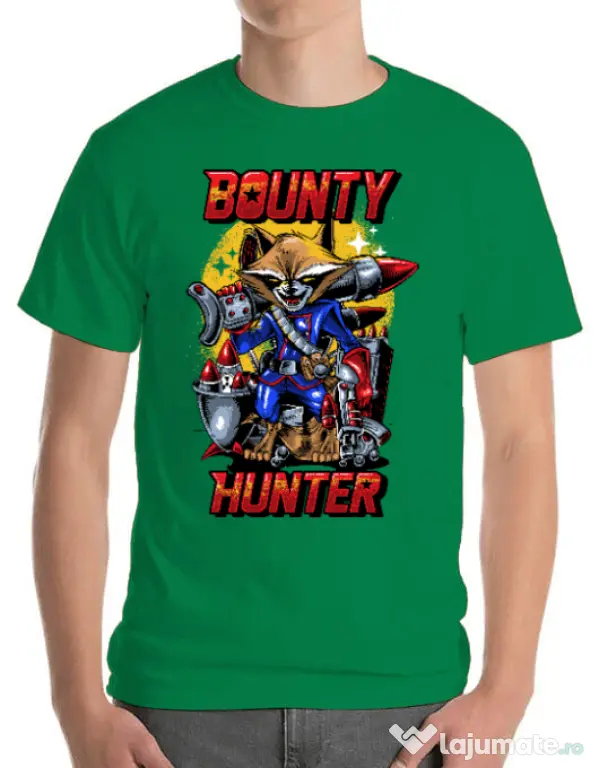 Tricou ADLER barbat Bounty hunter Verde mediu