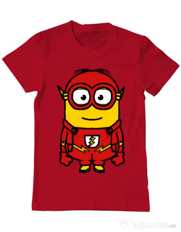 Tricou ADLER barbat Minion flash Rosu