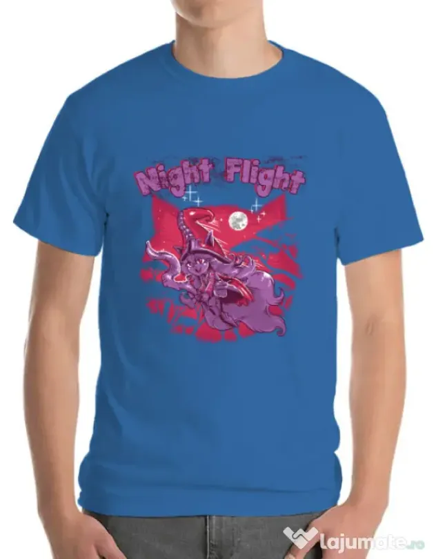 Tricou ADLER barbat Night flight Albastru azuriu