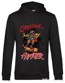 Hoodie barbat cu gluga Original hipster Negru